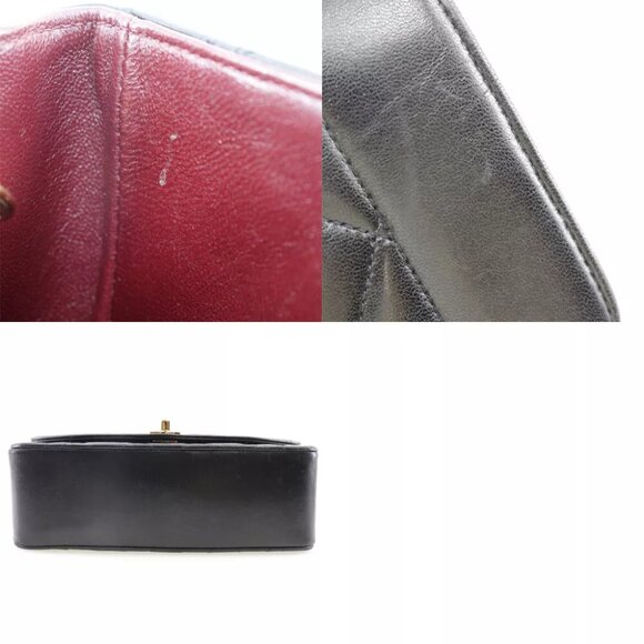 CHANEL ChainShoulder Shoulder Bag COCO Mark Diana Matelasse black/Gold Har... - Picture 2 of 10